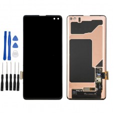 écran tactile Samsung Galaxy S10+ SM-G975F, SM-G975U, SM-G975W, SM-G975U1, SM-G9750, SM-G975N, SM-G975X Noir