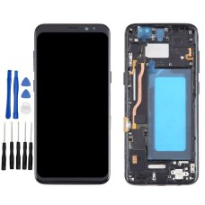 écran tactile Samsung Galaxy S8 SM-G950FD, G950W, G950S, G950K, G950L, G9500, G950A, G950P, G950T Noir Avec Châssis