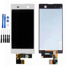 écran tactile Sony Xperia M5 E5643, E5663, E5633, E5603, E5606, E5653 Blanc